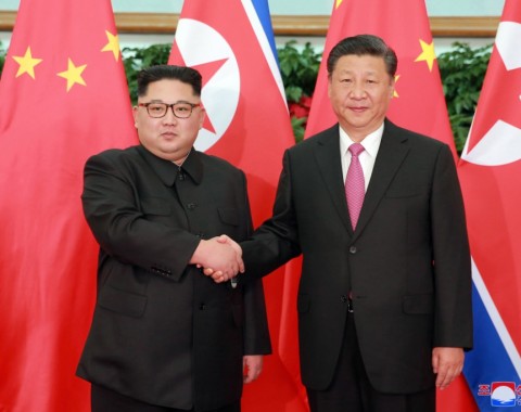 Photo Exhibition: Supreme Leader Kim Jong Un Meets President Xi Jinping - Image