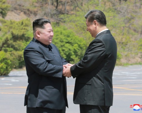 Photo Exhibition: Supreme Leader Kim Jong Un Meets President Xi Jinping - Image