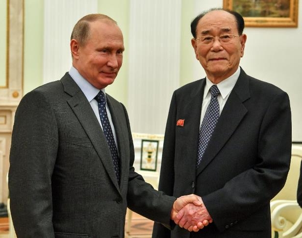 Kim Yong Nam Meets Putin - Image