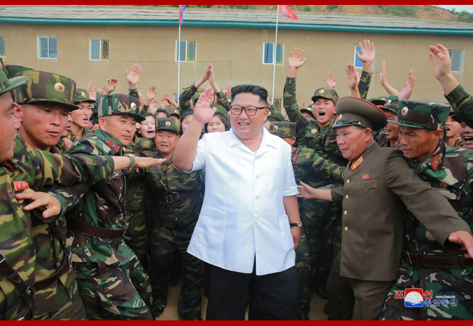 Kim Jong Un Inspects KPA Unit 1524 - Image