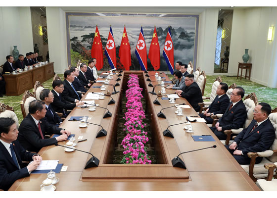 Supreme Leader Kim Jong Un Has Talks with President Xi Jinping - Image