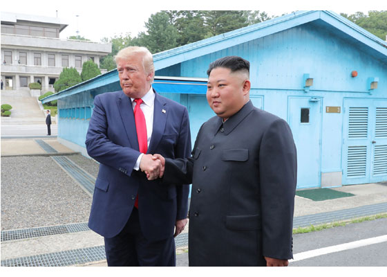 Supreme Leader Kim Jong Un Has Historic Meeting with  U.S. President Donald Trump at Panmunjom - Image